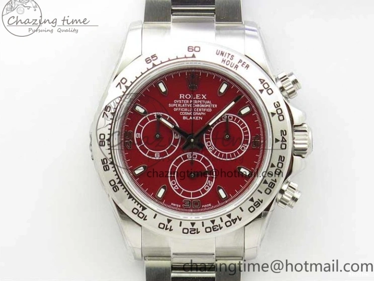 MiroTime 0116 Daytona 116520 SS UBF Best Edition Red Stick Markers Dial on SS Bracelet A Reliable 2951